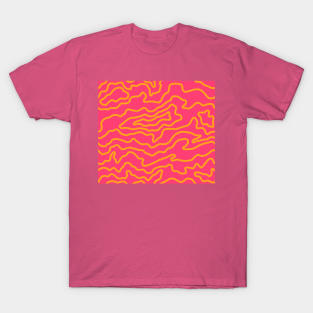 Drip Pattern - Tropical Pink T-Shirt